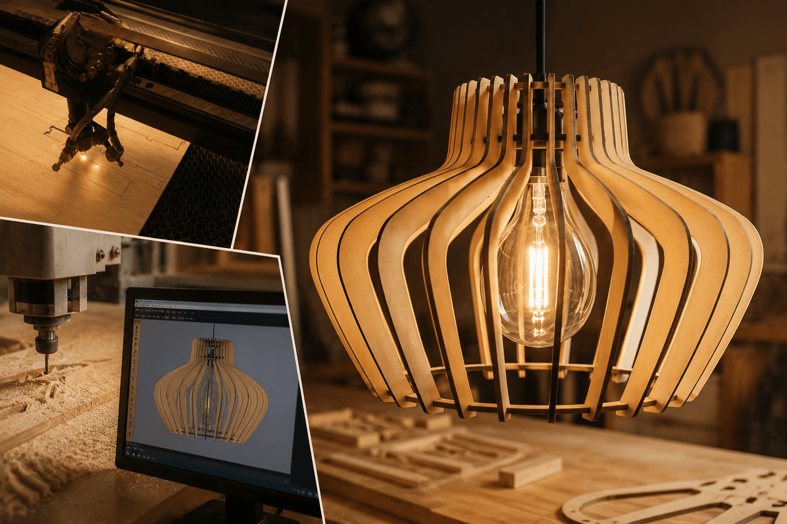 Créations artisanales en bois fabriquées par Création50.